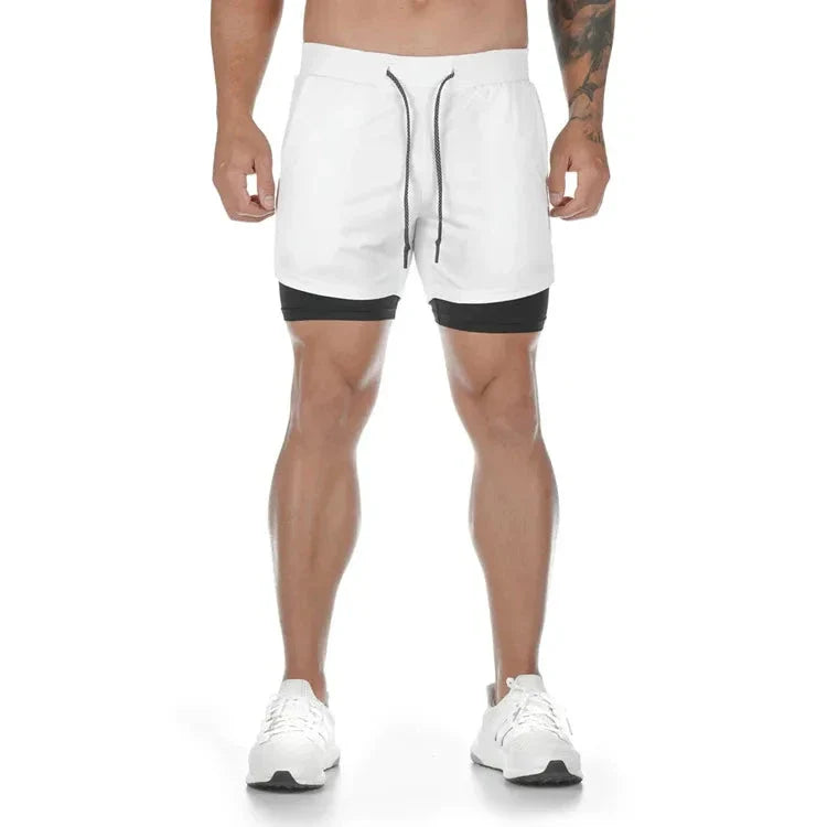 Men's 2-in-1 Camo Running Shorts