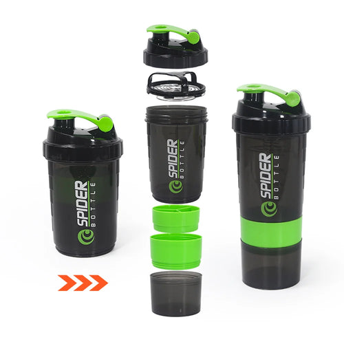 3-Layer Protein Shaker Bottle