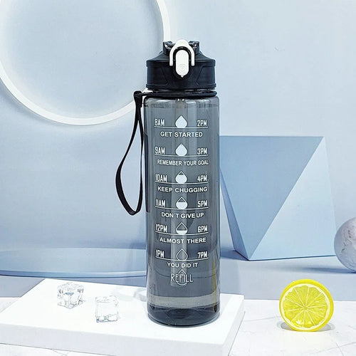 750ml Large Capacity Leak Proof Sports Water Bottle Portable Handle for Outdoor Activities