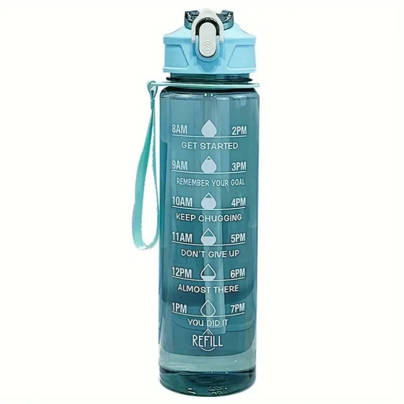 Sports Water Bottle with Time Scale — 800ml