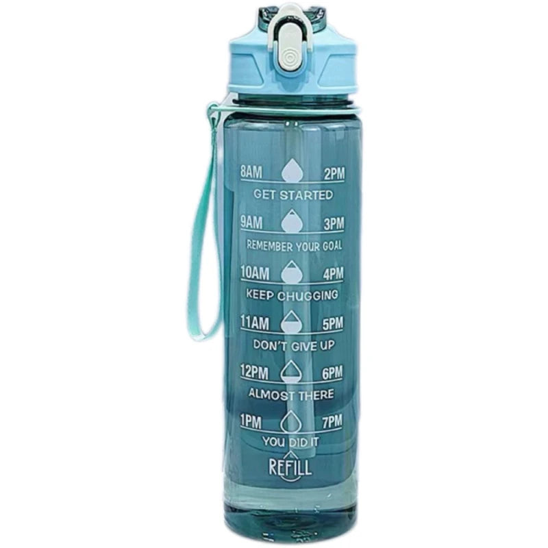 750ml Large Capacity Leak Proof Sports Water Bottle Portable Handle for Outdoor Activities